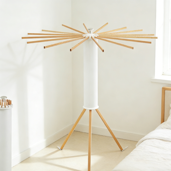 Foldable Wooden Tripod Clothes Drying Rack for Bedroom and Balcony (set of three)
