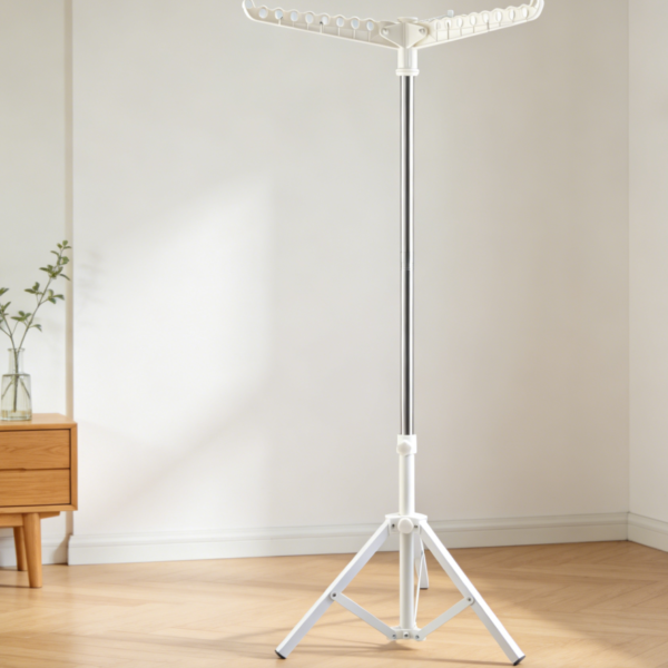 33 to 68-Inch Collapsible Stainless Steel Tripod Clothes Drying Rack (set of one)