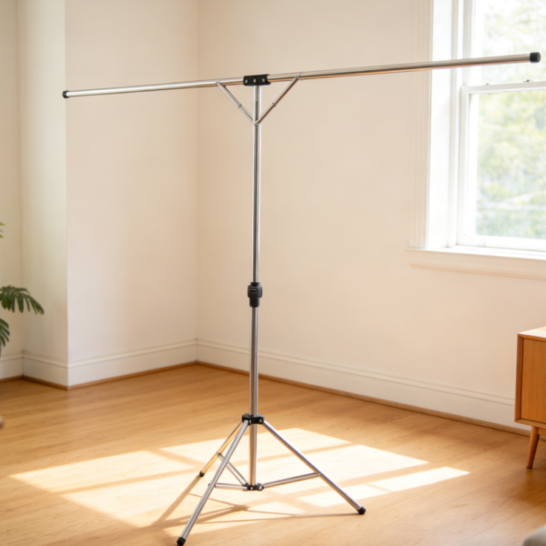 Heavy Duty Foldable Stainless Steel Tripod Clothes Drying Rack (set of two)
