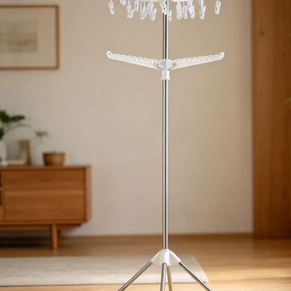 72-Inch 2-Tier Folding Metal Tripod Clothes Drying Rack (set of two)