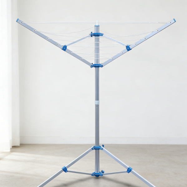 Adjustable Folding Umbrella Tripod Clothes Drying Rack (set of three)