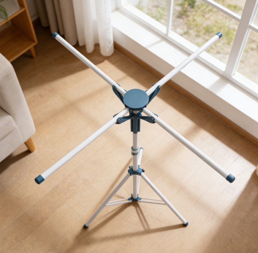 Freestanding Collapsible Tripod Clothes Drying Rack (set of three) - Image 2