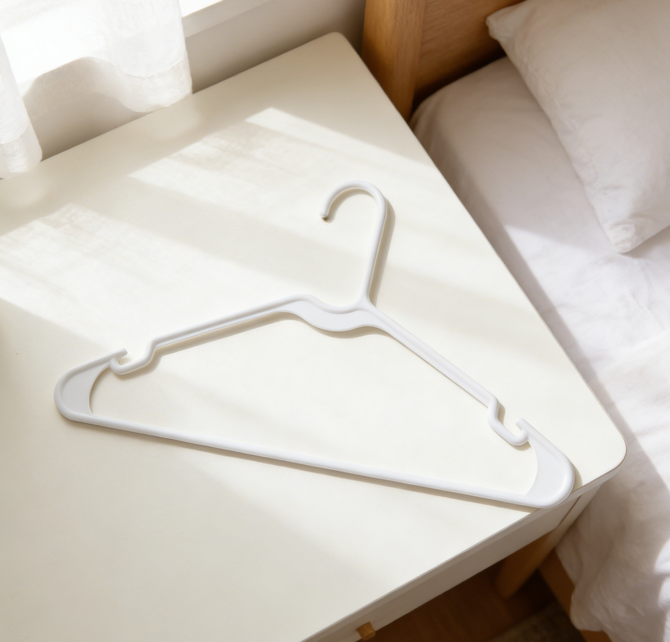Sturdy Plastic Clothes Hangers for Shirts and Jackets - Image 2