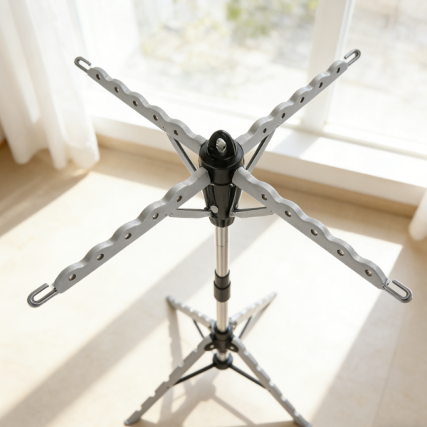 Portable Garment and Tripod Clothes Drying Rack (set of two)