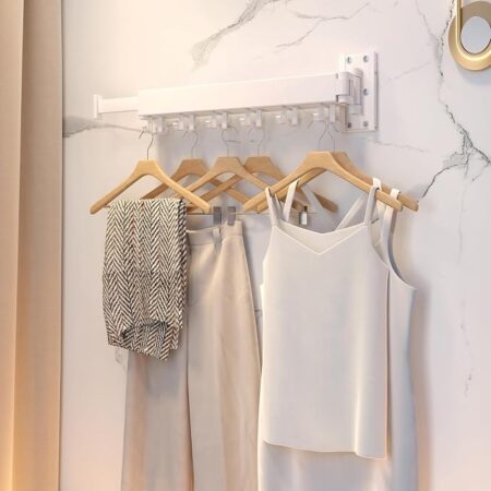 Compact Folding Indoor Clothes Drying Rack