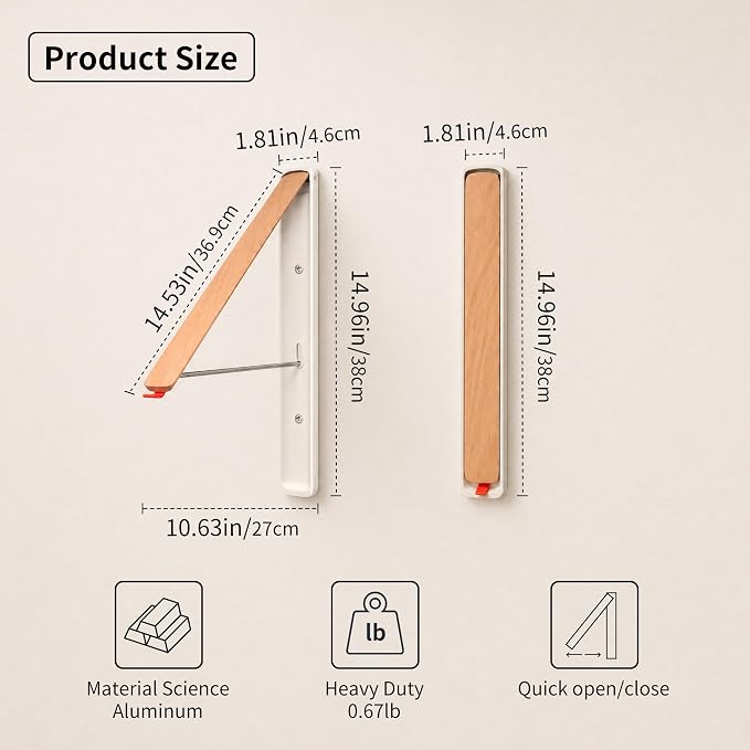 Retractable Wall Mounted Aluminum Clothes Drying Rack - Image 2